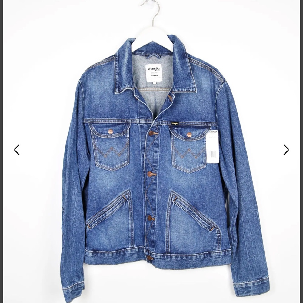 AWGE x Wrangler Unisex Blue Denim Jacket